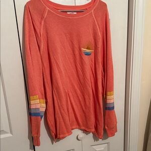 Maurices Coral Long Sleeve Top